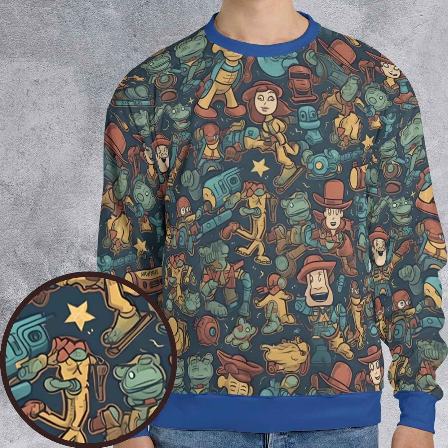 All-over Print Sweatshirt - Z3ZXZBAJ
