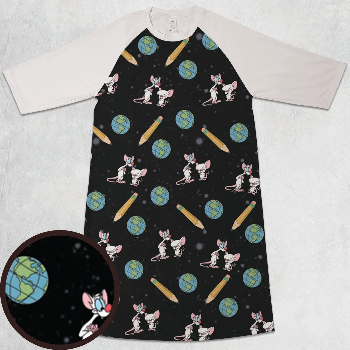 3/4 Sleeve Raglan Dress - J3WU3TCL