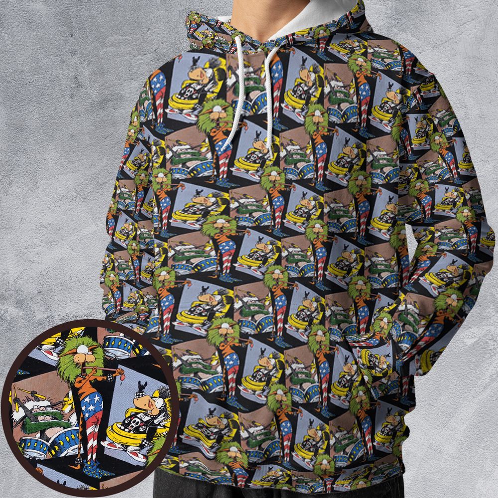 All-over Print Hoodie - WNGUCZM2 -  - 1