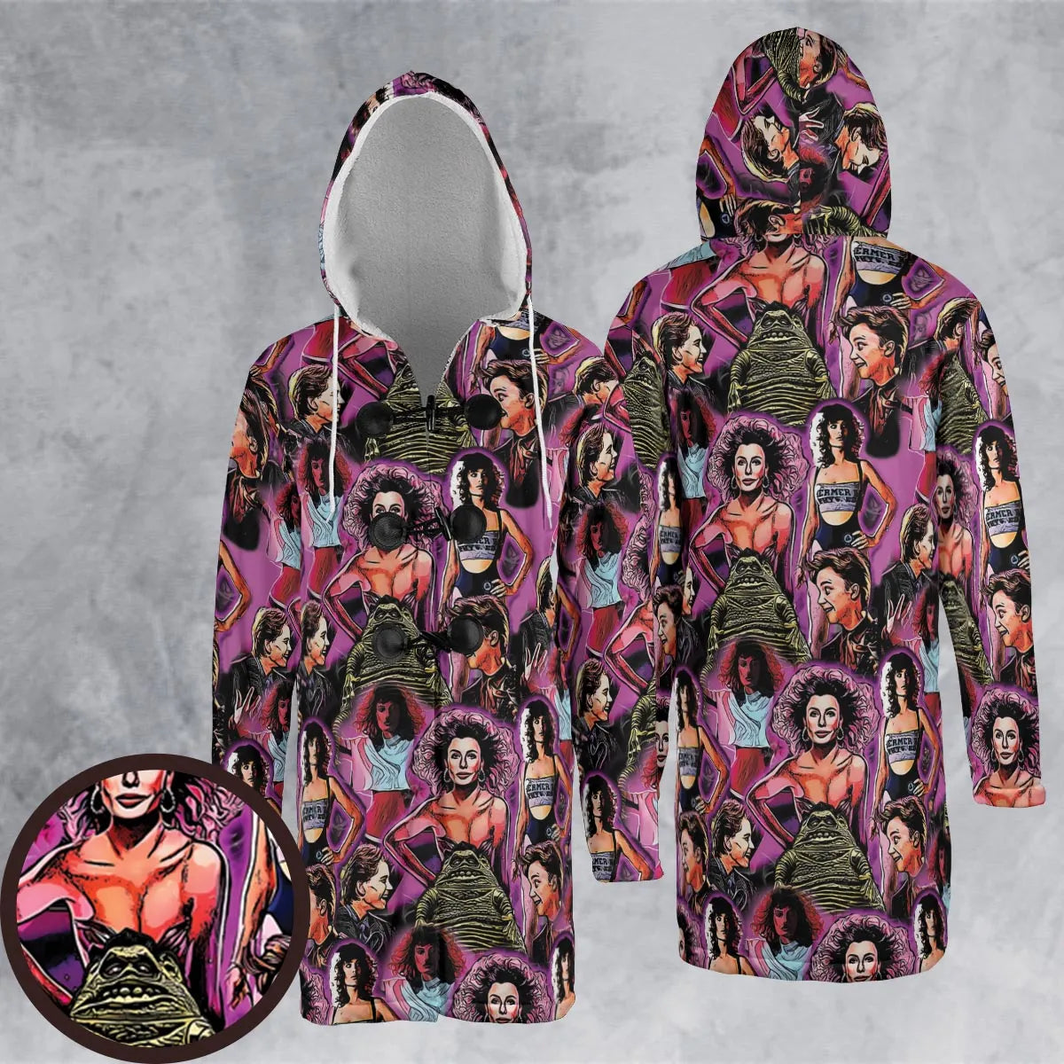 Hooded Cloak Coat - WW87Q323