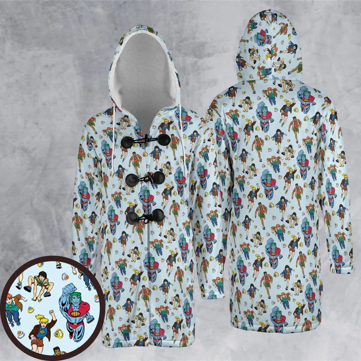 Hooded Cloak Coat - Q3EUEL9S
