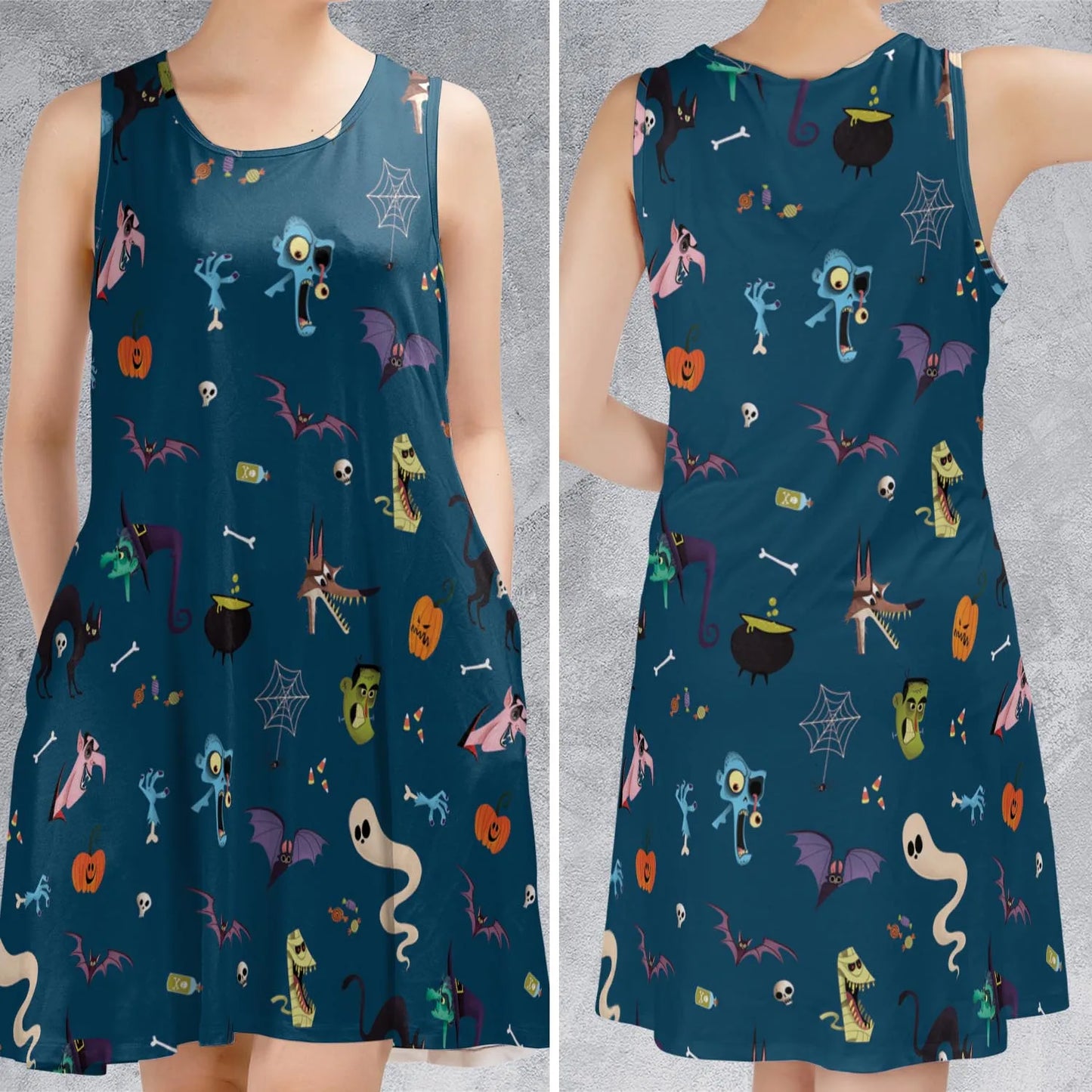 Sleeveless Dress - K5LCU7MR