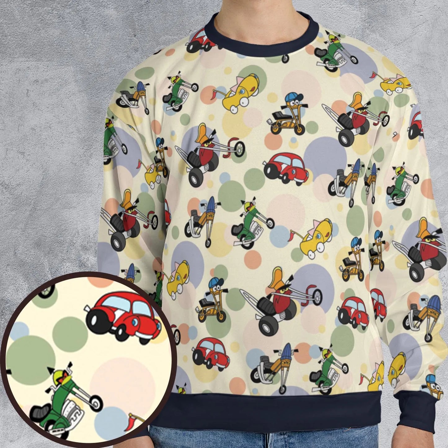 All-over Print Sweatshirt - YGD1CE7Y