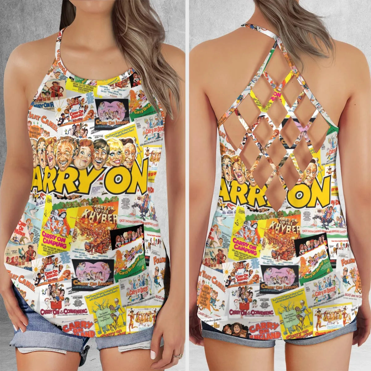 Criss Cross Tank Top - YEPWFR26