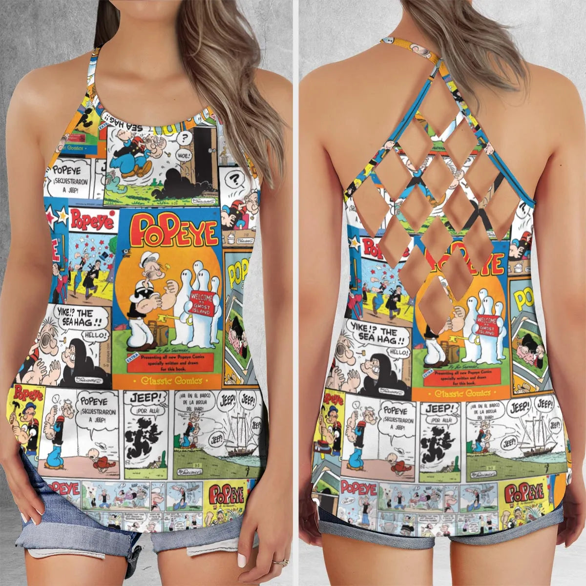 Criss Cross Tank Top - 8VRKQSS8
