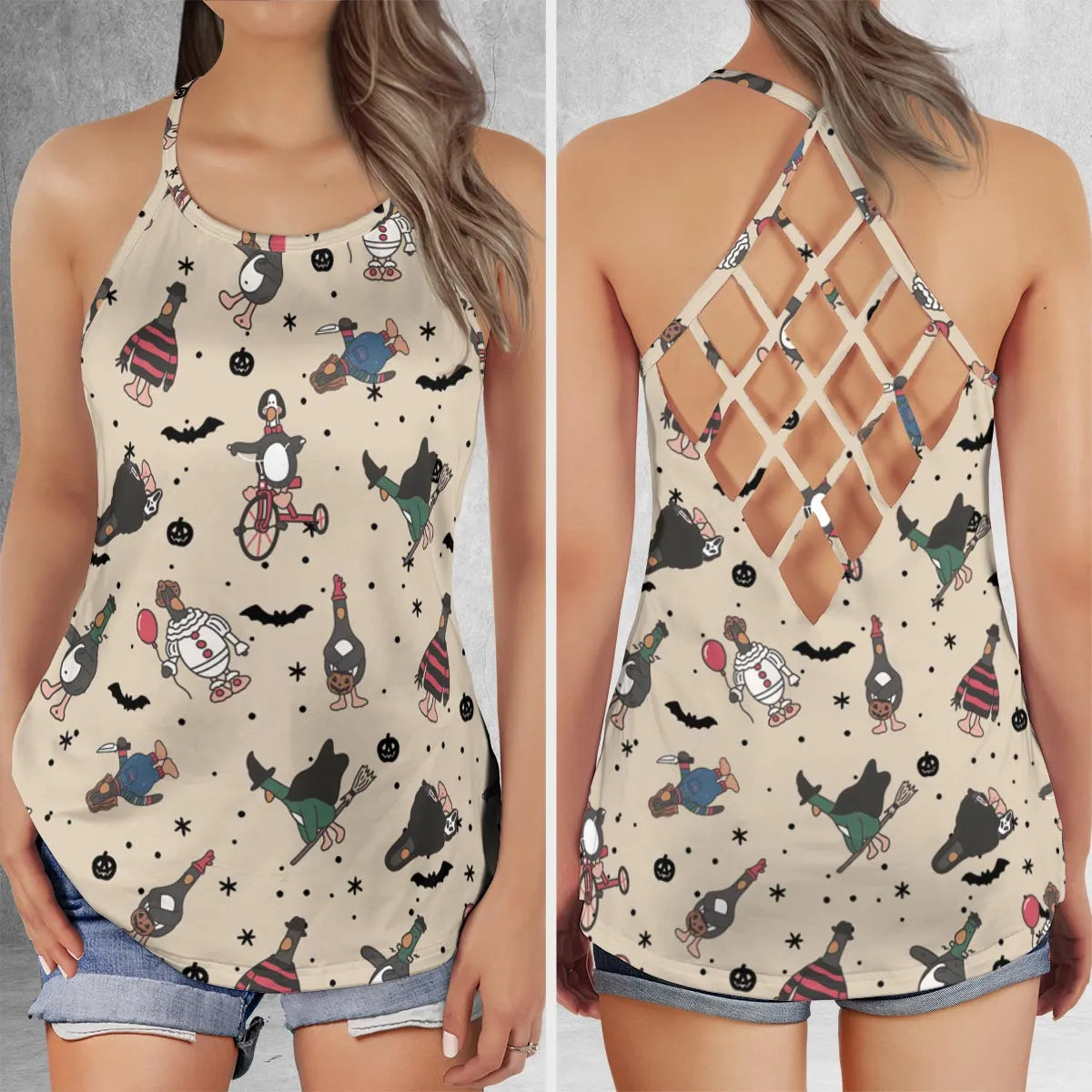 Criss Cross Tank Top - REKHS4R6