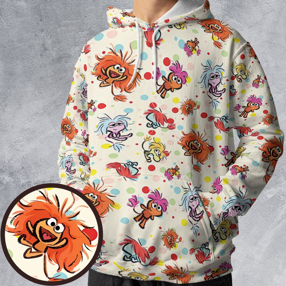 All-over Print Hoodie - EAC2DU53 -  - 1