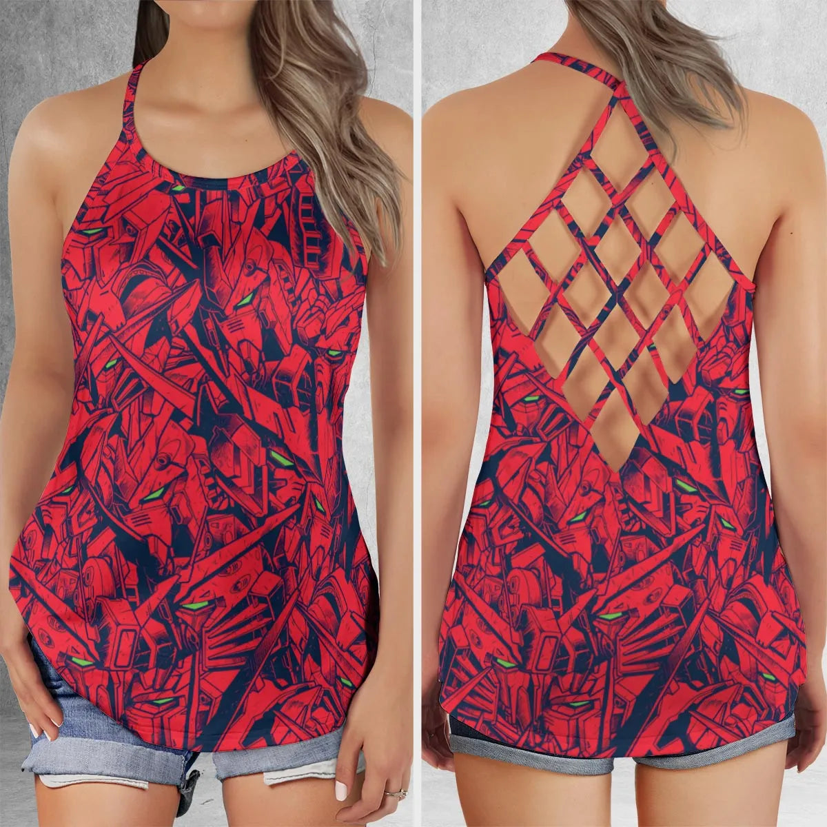 Criss Cross Tank Top - R7DBEYDY