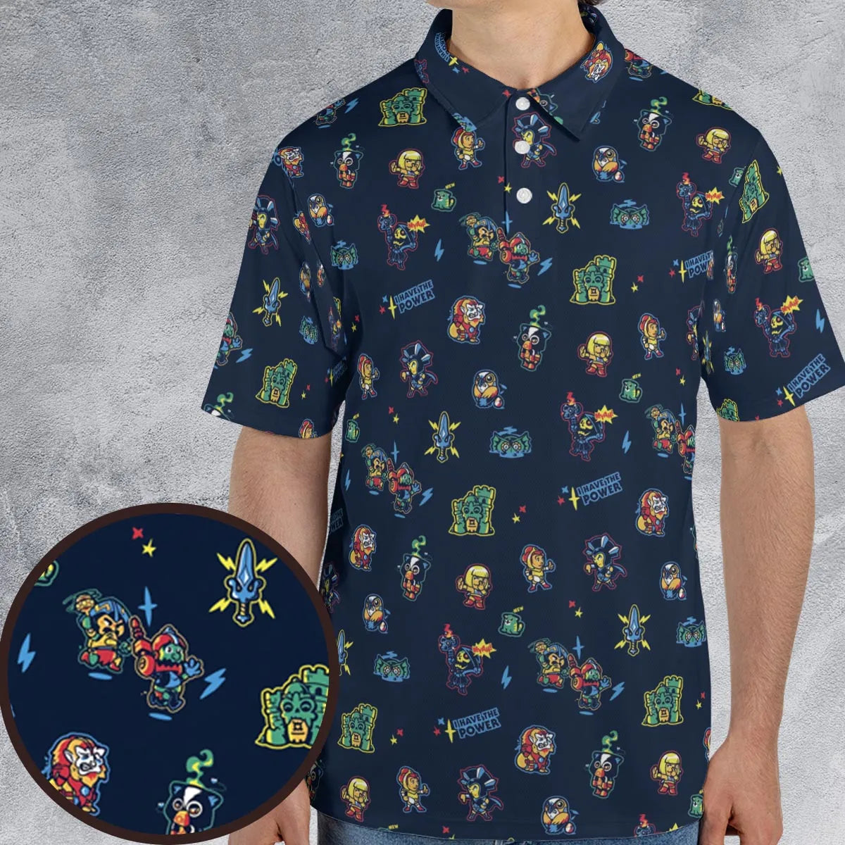 AOP Men/Women Polo Shirt - BZJQ36XJ