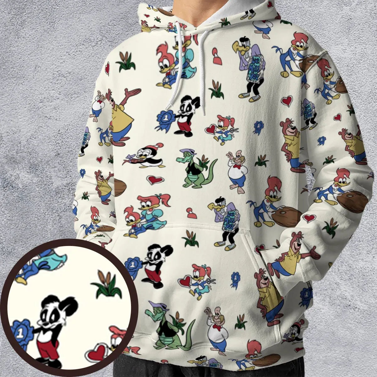 All-over Print Hoodie - NUWNJTM4