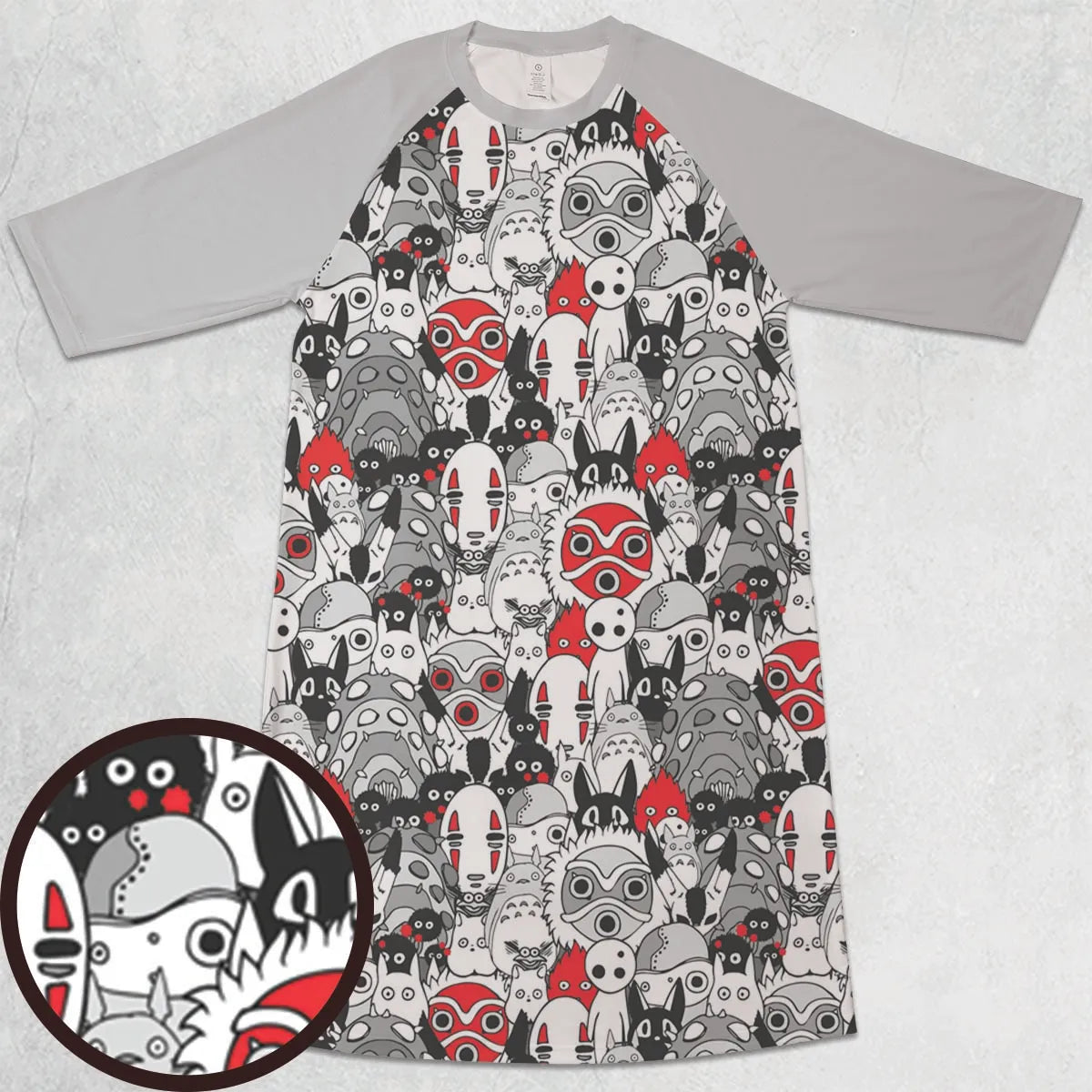 3/4 Sleeve Raglan Dress - NLGEKPJA
