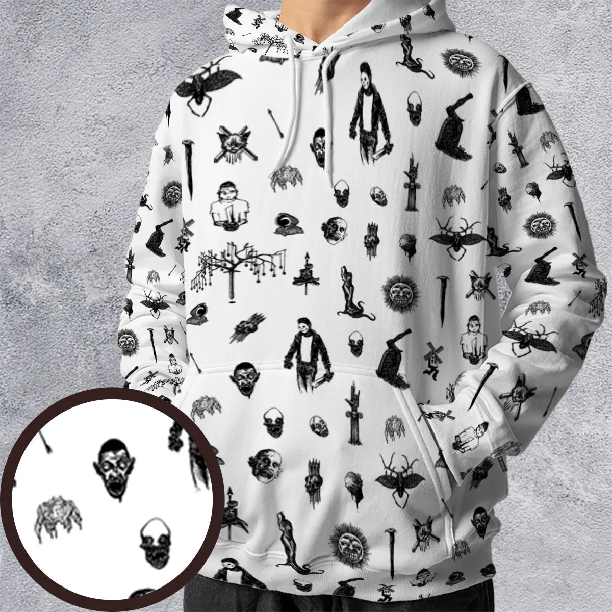 All-over Print Hoodie - 9C11FWF8