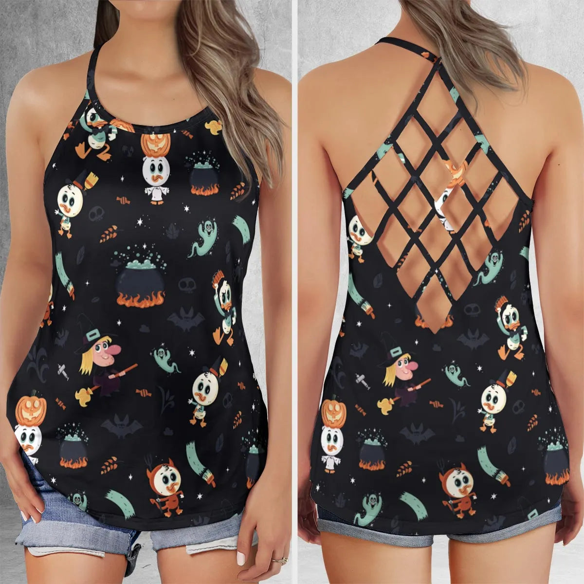 Criss Cross Tank Top - T1XQ5ZGX