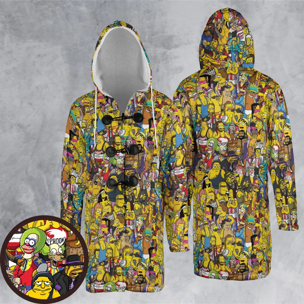 Hooded Cloak Coat - NM5TAPSP