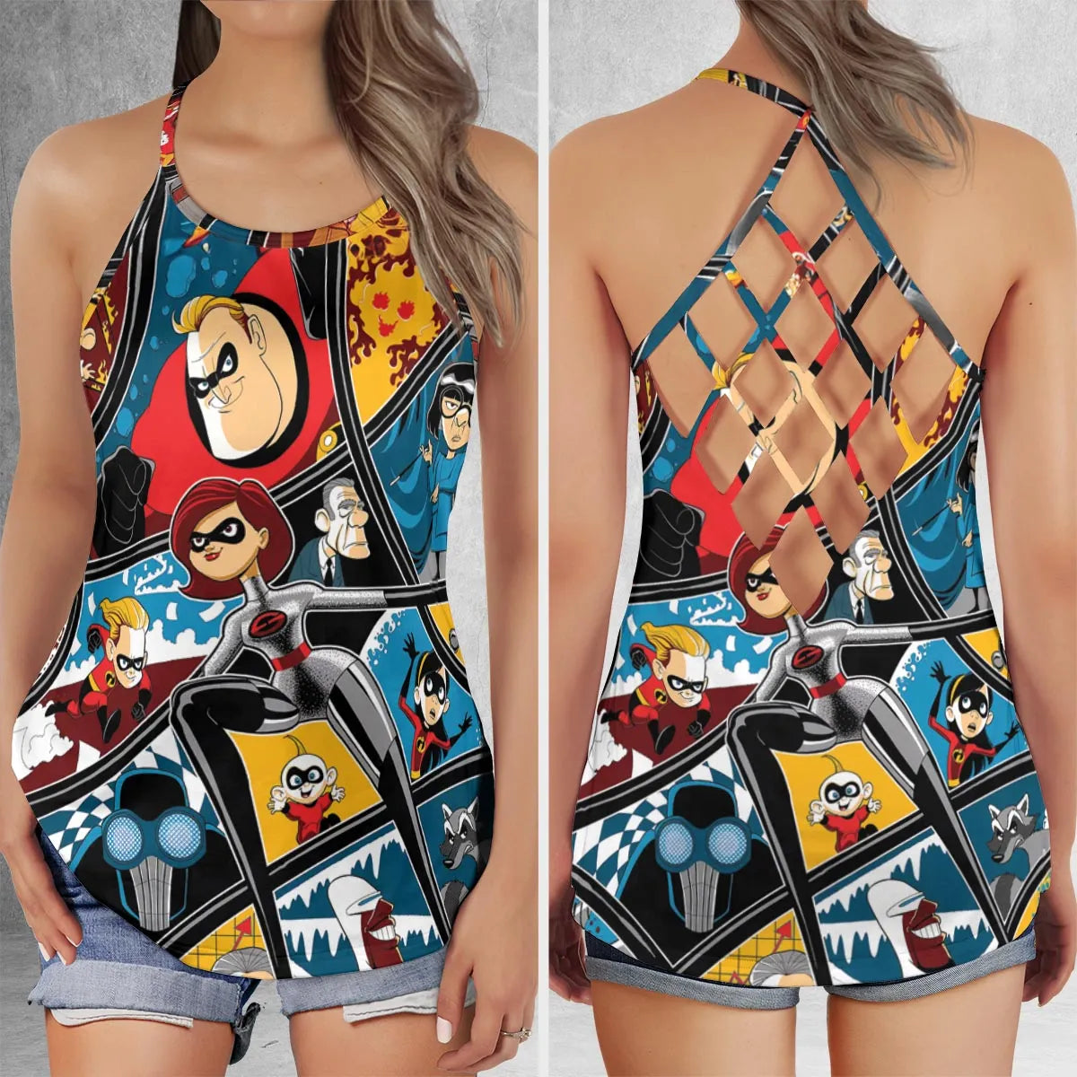 Criss Cross Tank Top - YP49CRVL