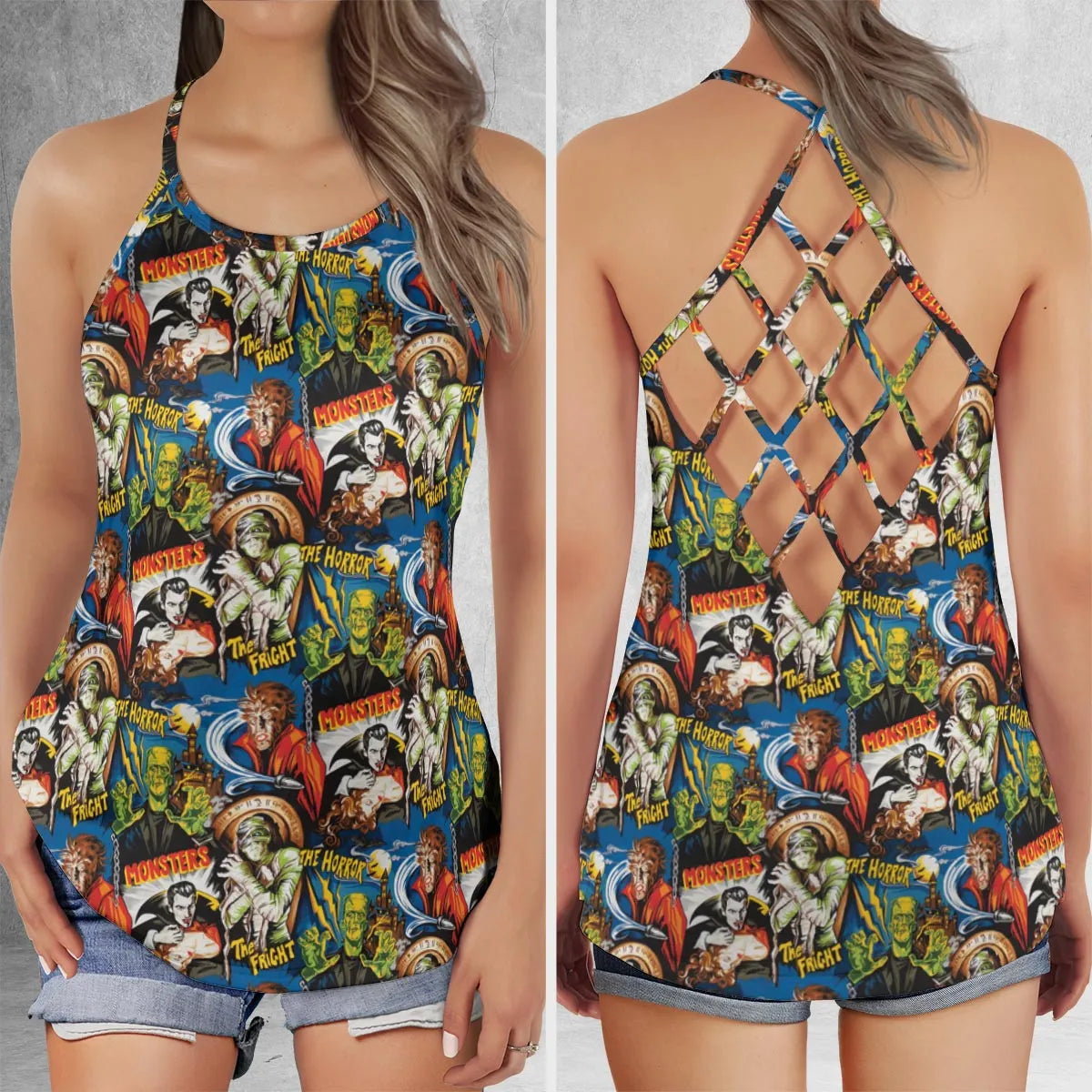 Criss Cross Tank Top - S3MWGQJ9