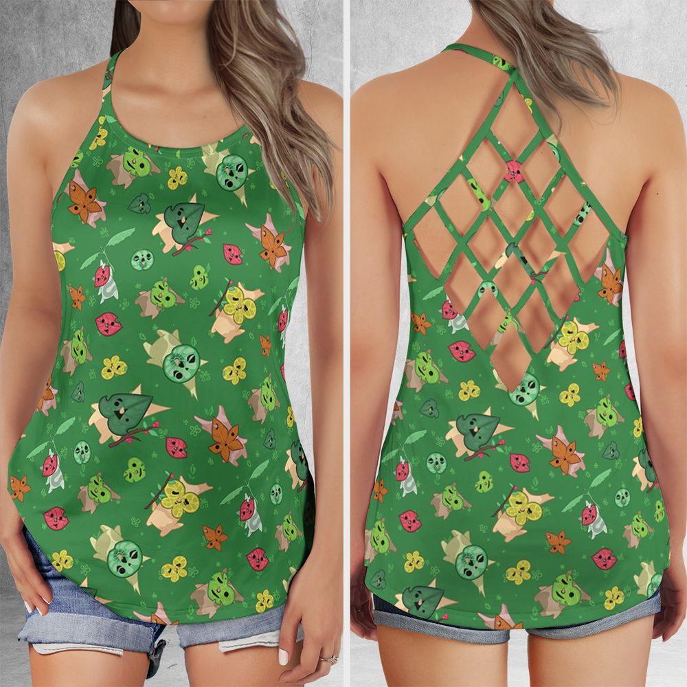 Criss Cross Tank Top - V7WCRCM1 -  - 1