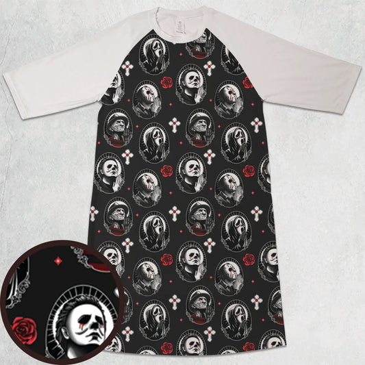 3/4 Sleeve Raglan Dress - U4EH8SPE