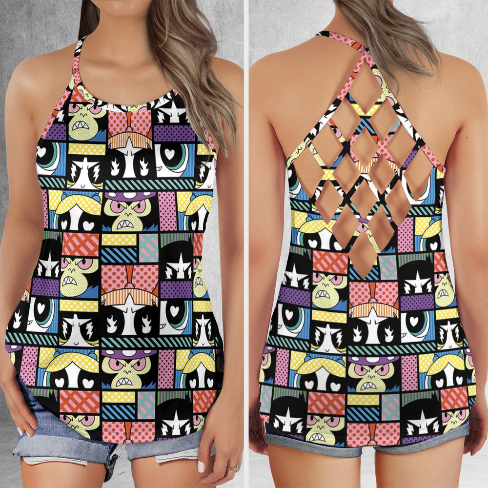 Criss Cross Tank Top - GPCARB7Y -  - 1