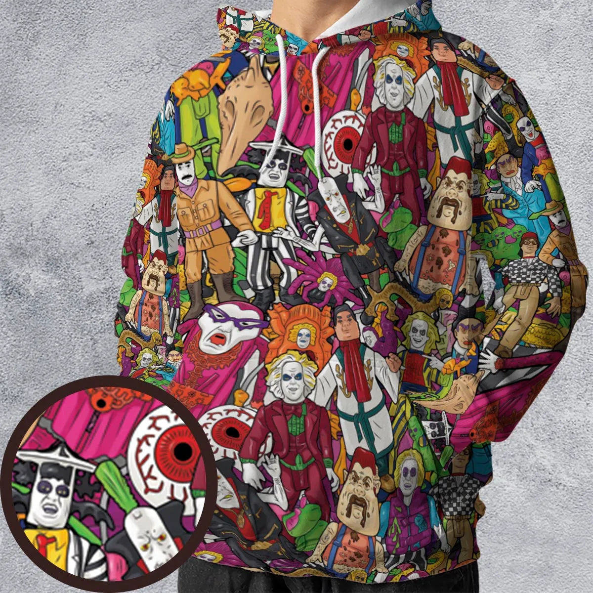 All-over Print Hoodie - 3G7PNHYB