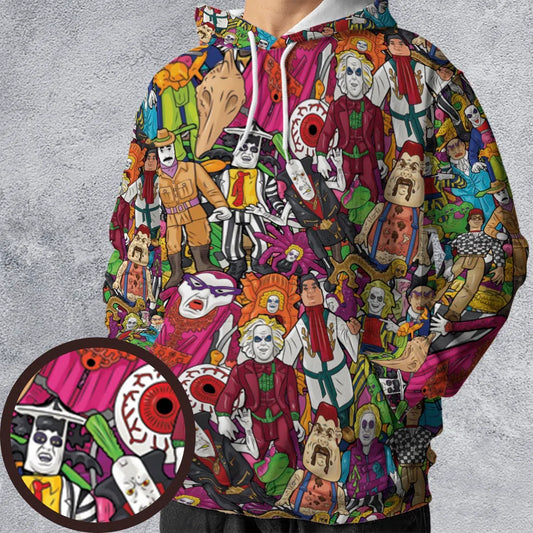 All-over Print Hoodie - 3G7PNHYB