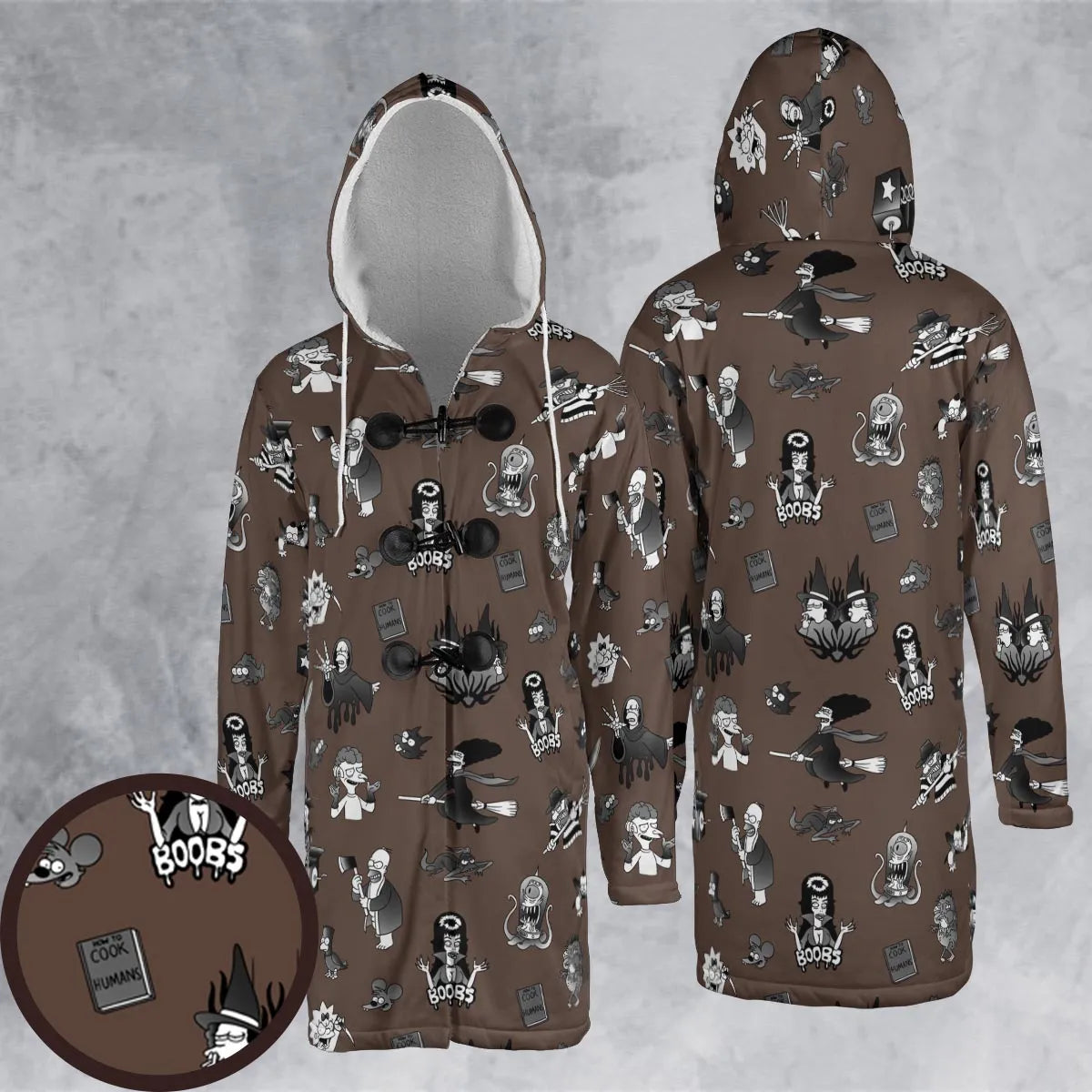 Hooded Cloak Coat - BFGPZUS1