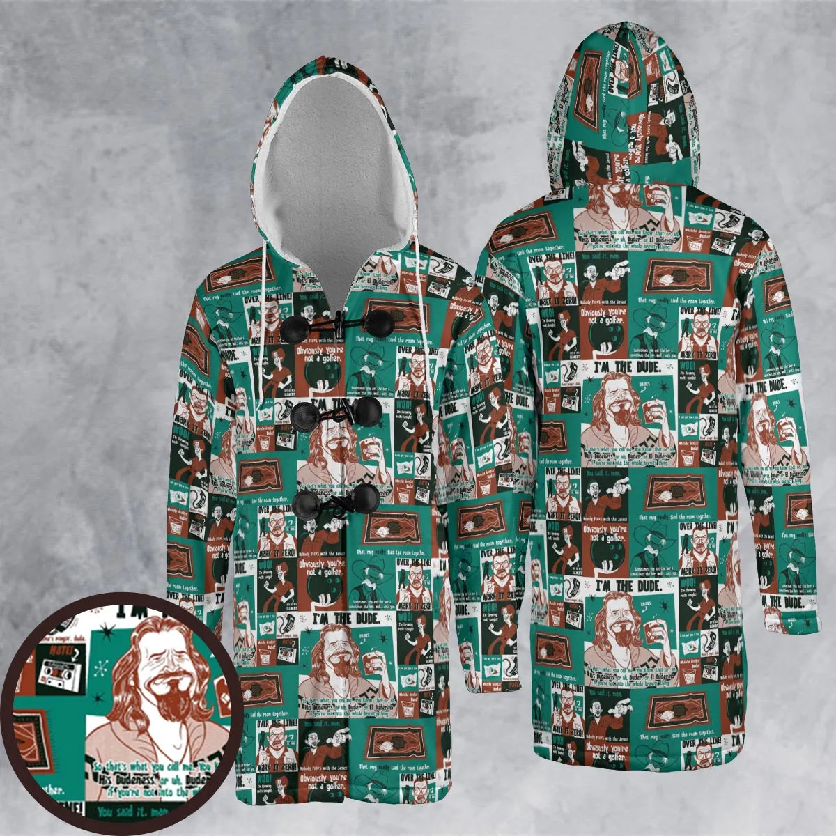Hooded Cloak Coat - RD9UHGQK