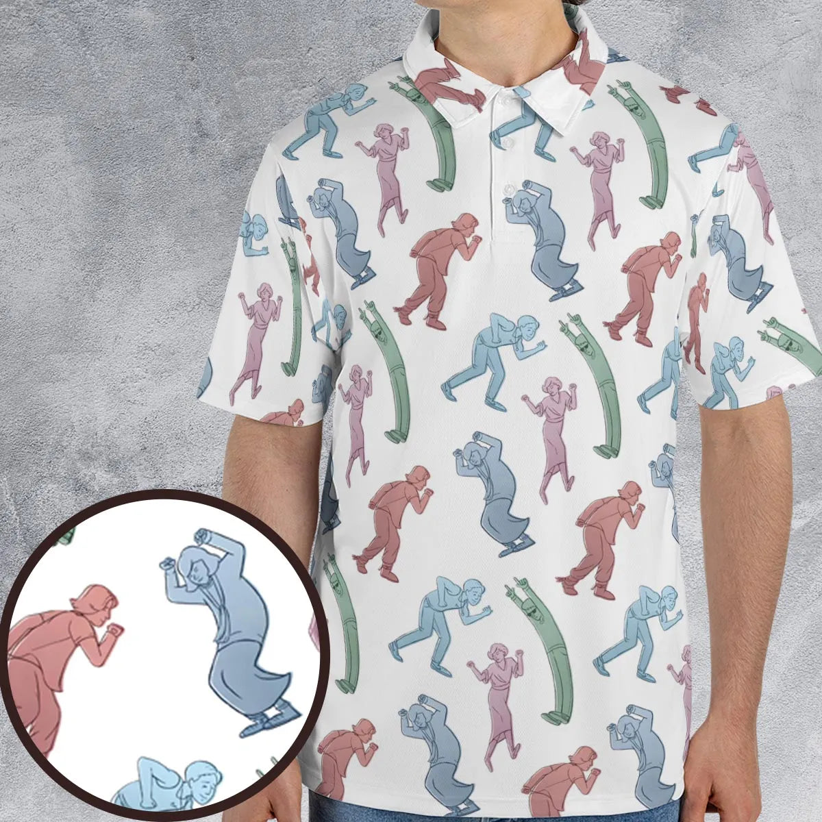 AOP Men/Women Polo Shirt - LRG2KKQD
