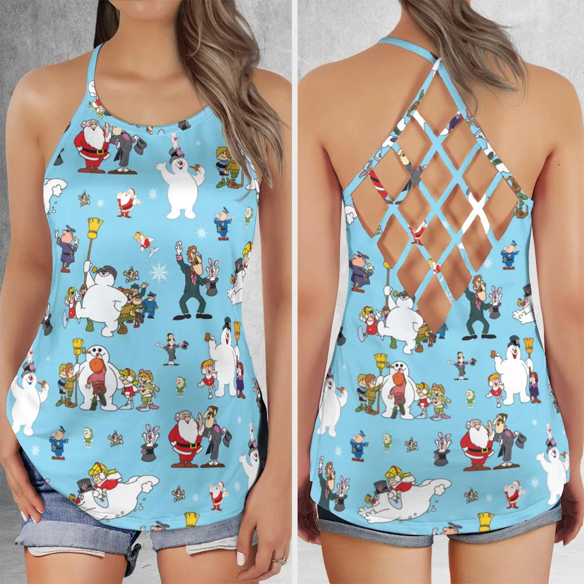 Criss Cross Tank Top - 8F2VKR1M
