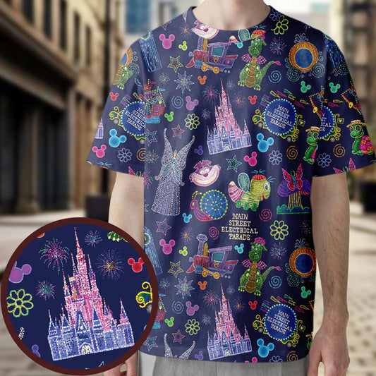 All-Over Print Unisex T-Shirt - U1TY1U9V -  - 1