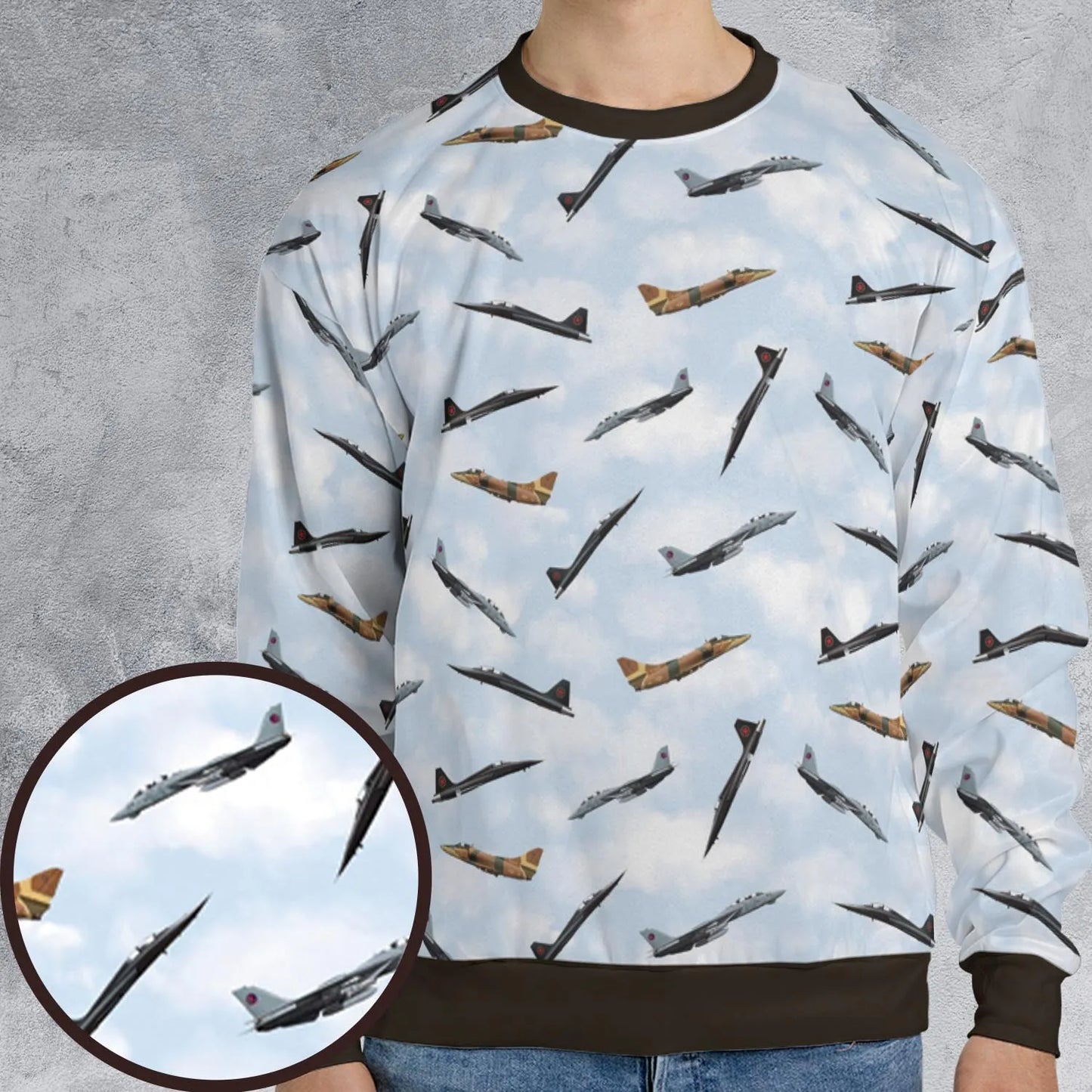 All-over Print Sweatshirt - Z3R3MZY3