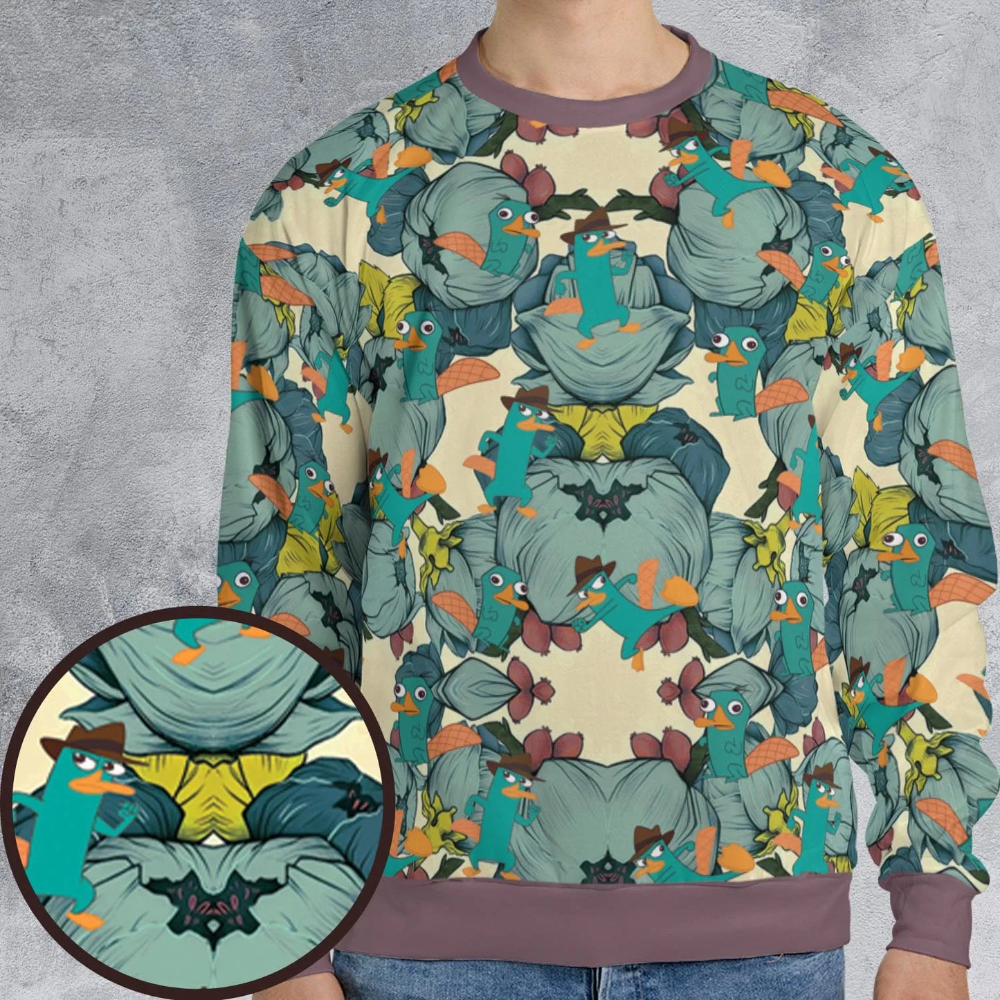 All-over Print Sweatshirt - R4ZLWVGZ