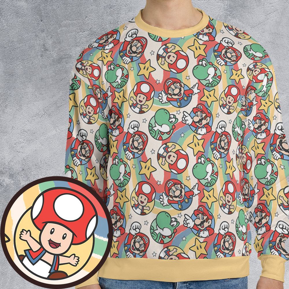 Mario seamless pattern -  - 1