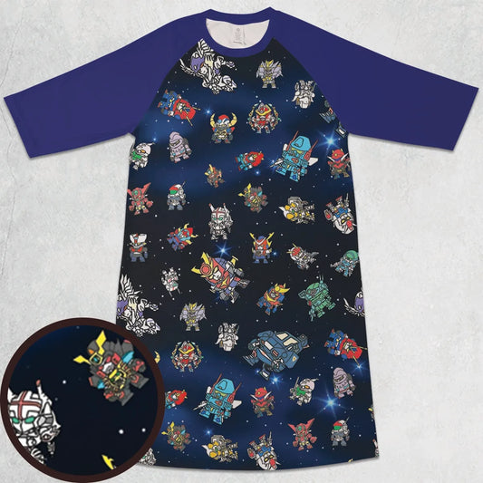 3/4 Sleeve Raglan Dress - DQQK9T1S