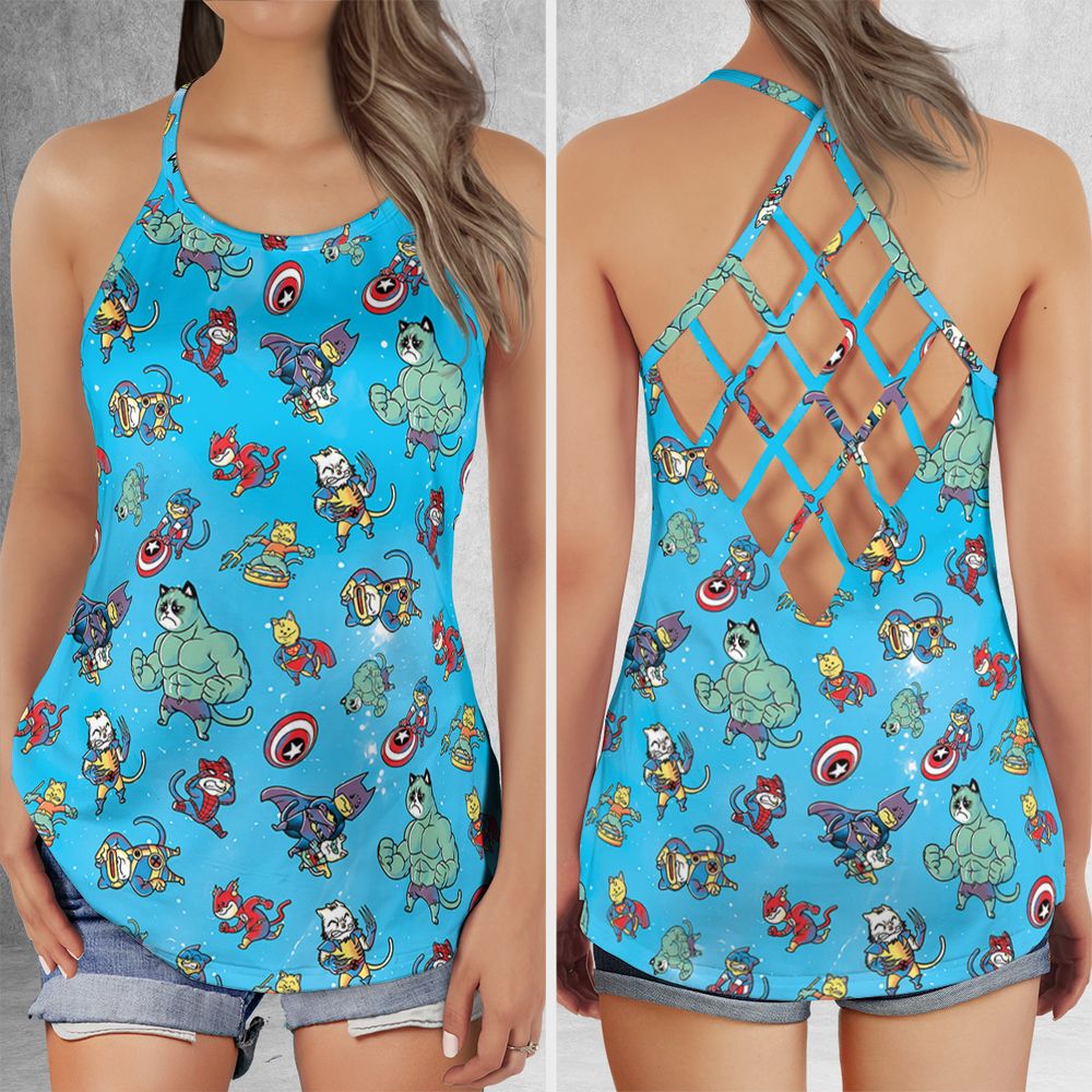 Criss Cross Tank Top - H9TSP3E2 -  - 1