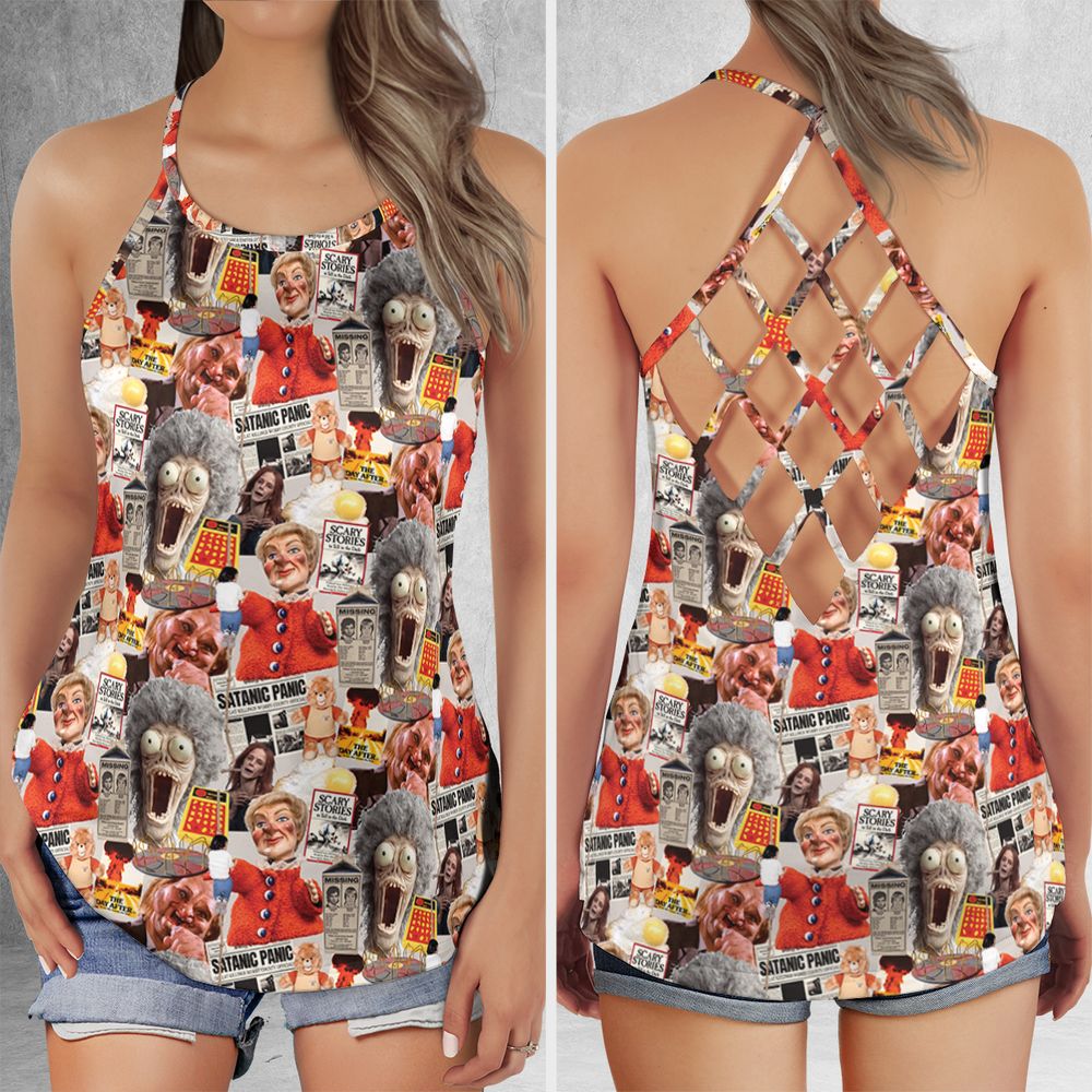 Criss Cross Tank Top - 54MMBECR -  - 1