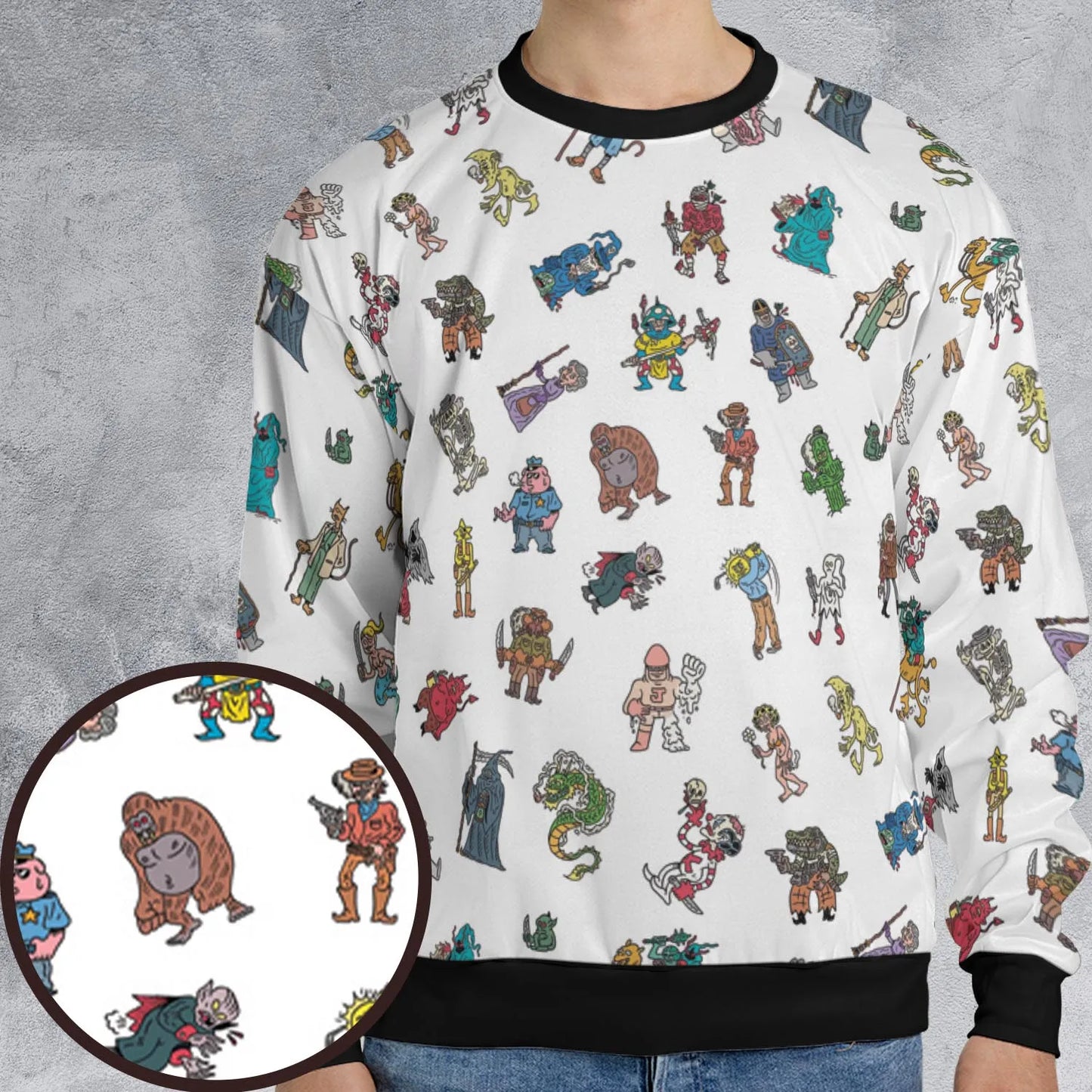 All-over Print Sweatshirt - 787JWWUT