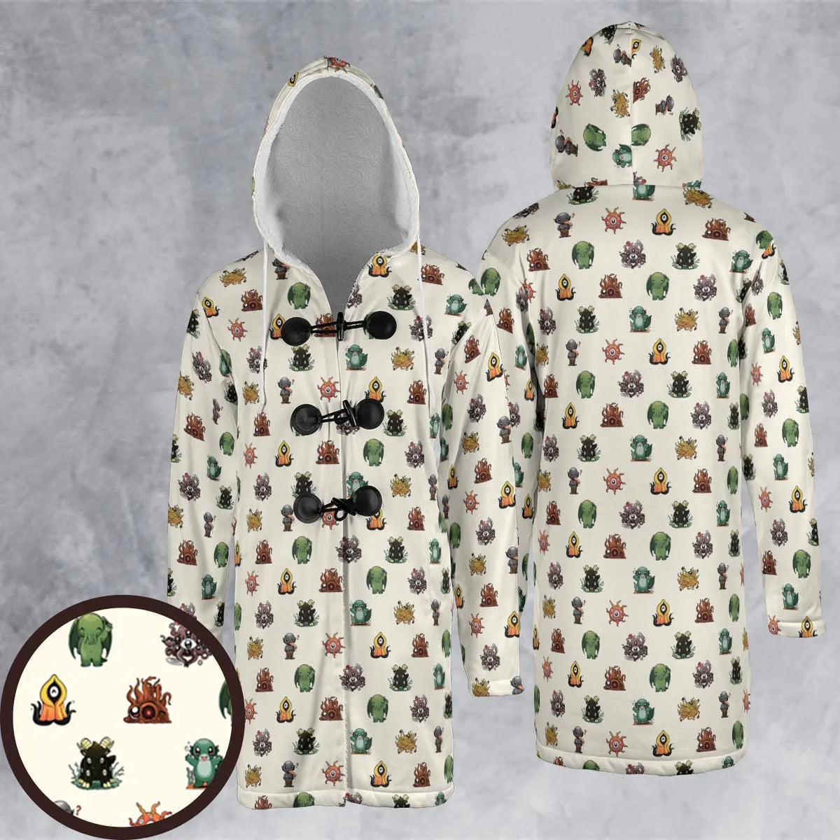 Hooded Cloak Coat - N4UZ4V27