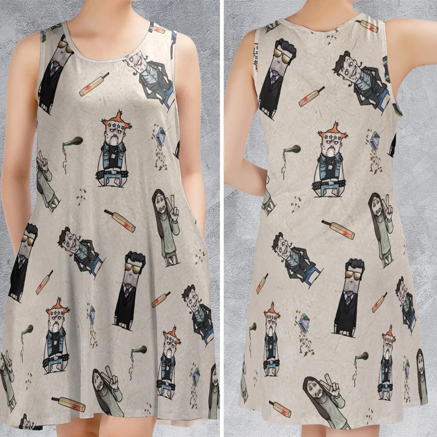 Sleeveless Dress - X3KKG1UE