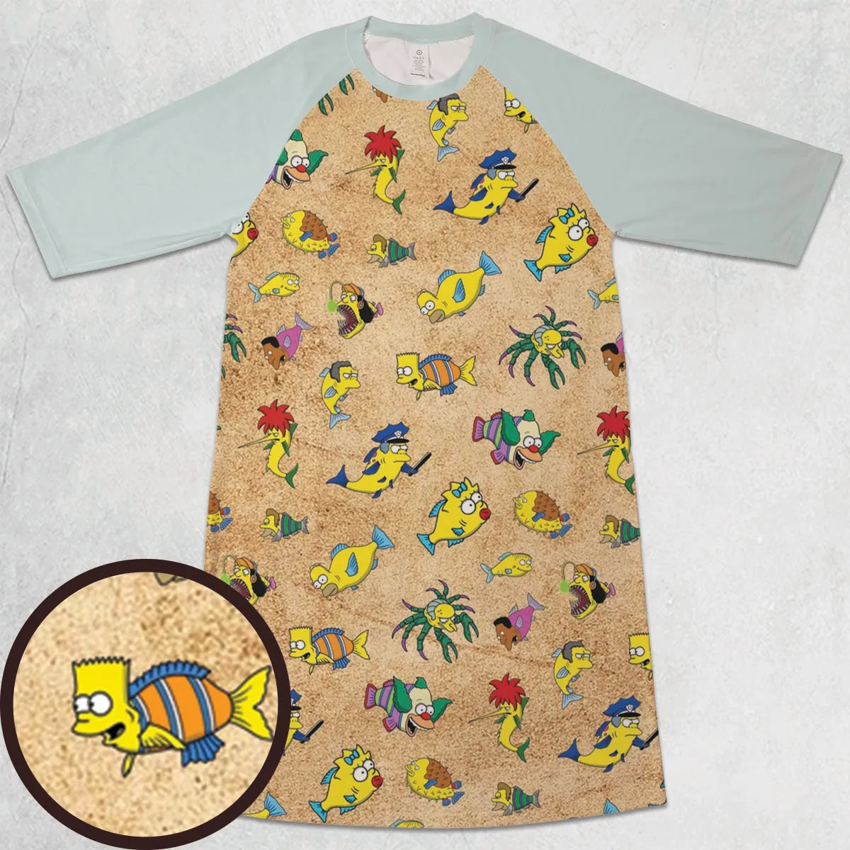3/4 Sleeve Raglan Dress - N67TZPDE