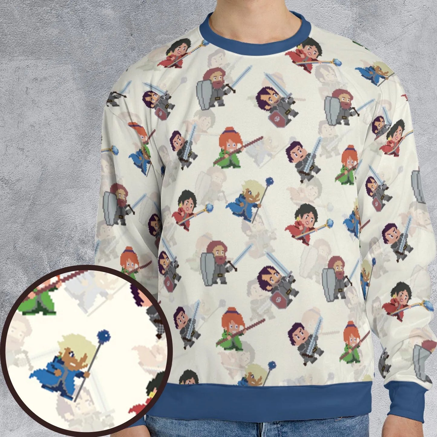 All-over Print Sweatshirt - FFZZPL5Y