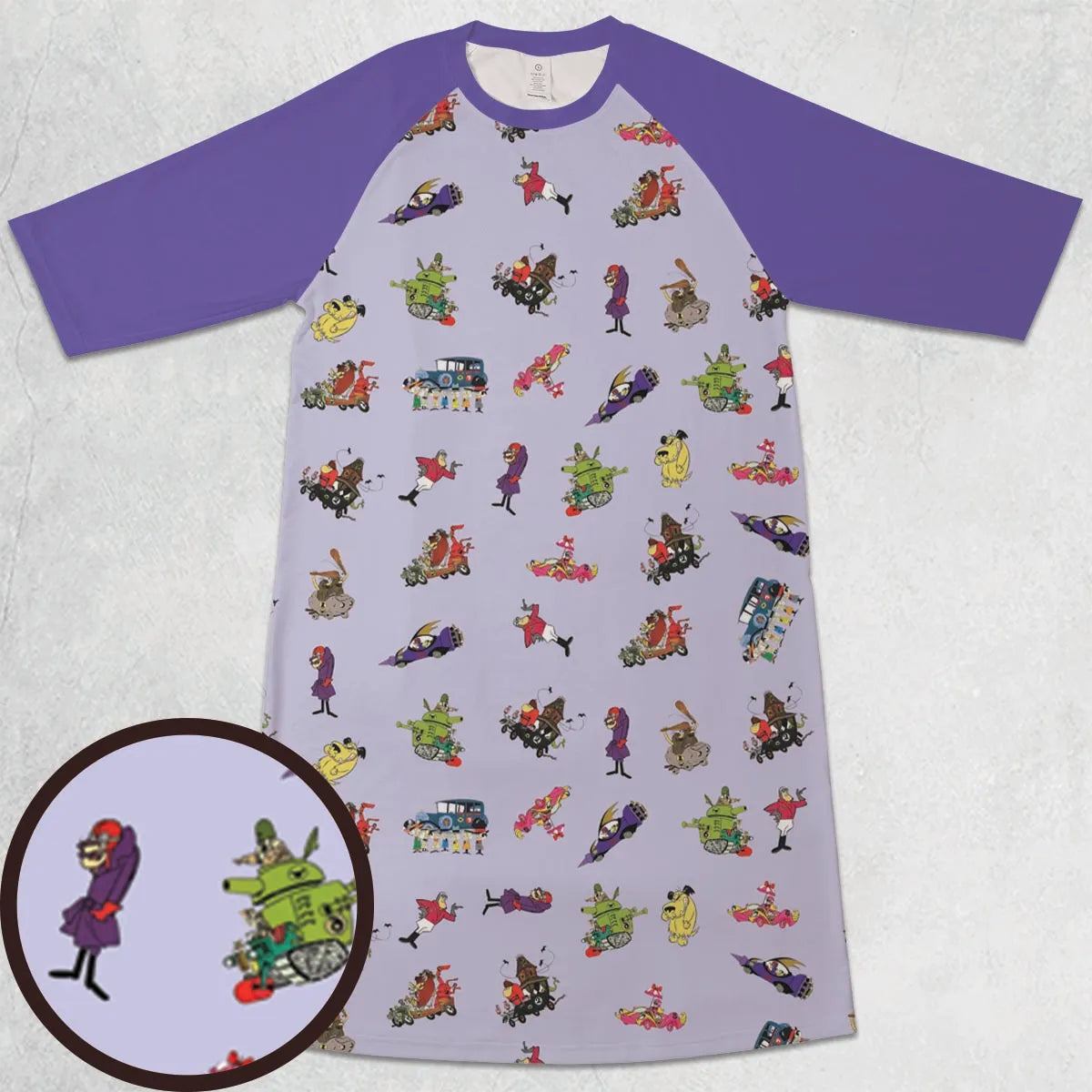 3/4 Sleeve Raglan Dress - 4LA6C4WW