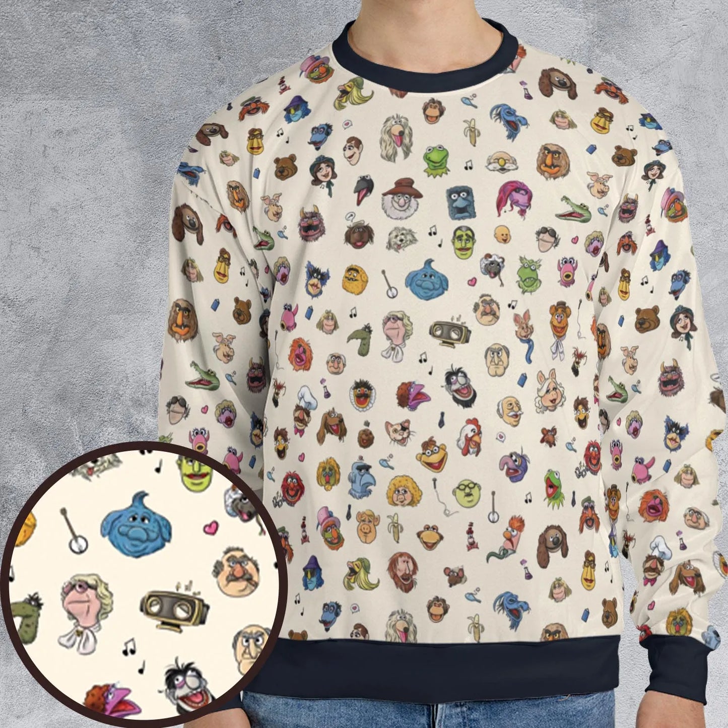 All-over Print Sweatshirt - 8QXVKKTC