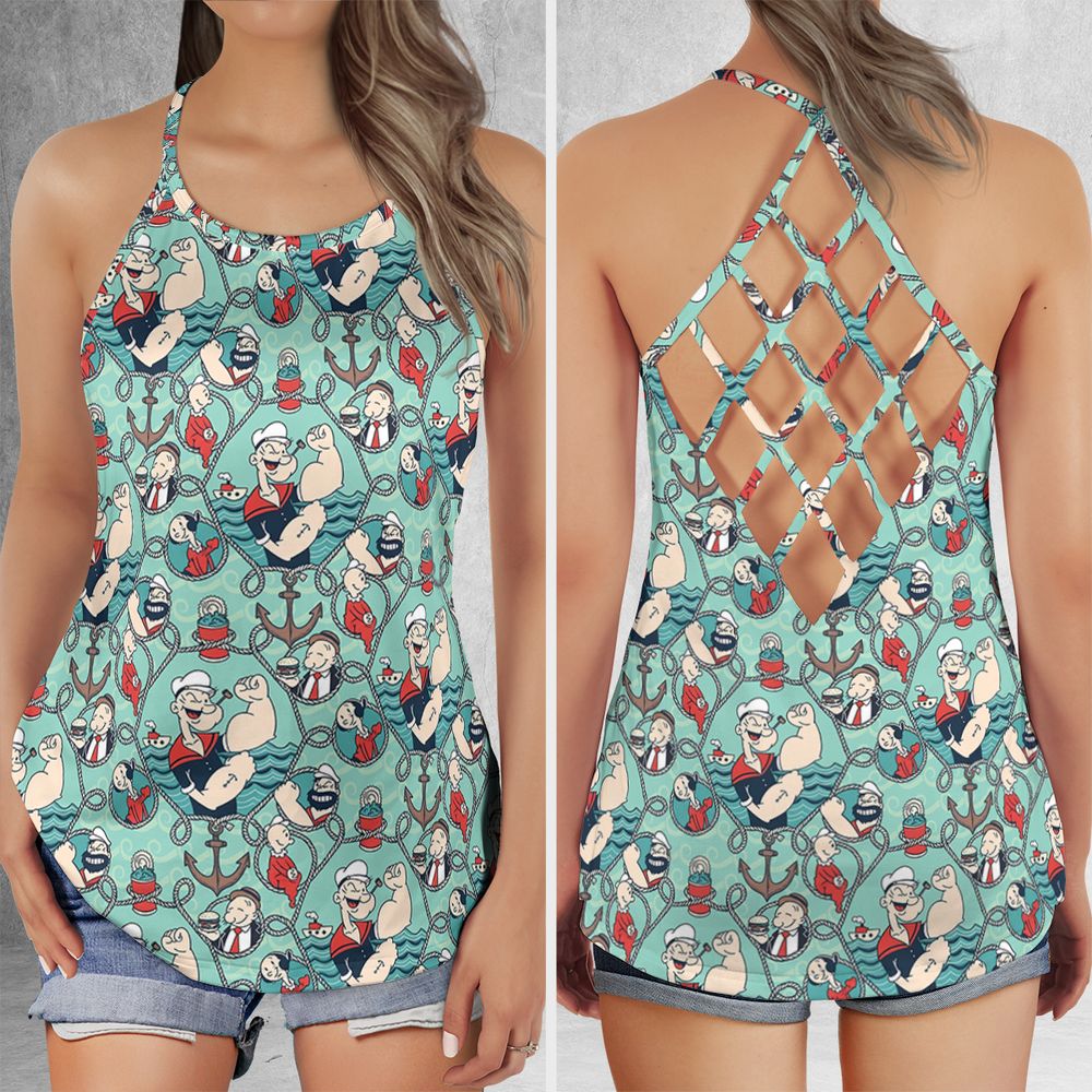 Criss Cross Tank Top - TJ9H9FRJ -  - 1