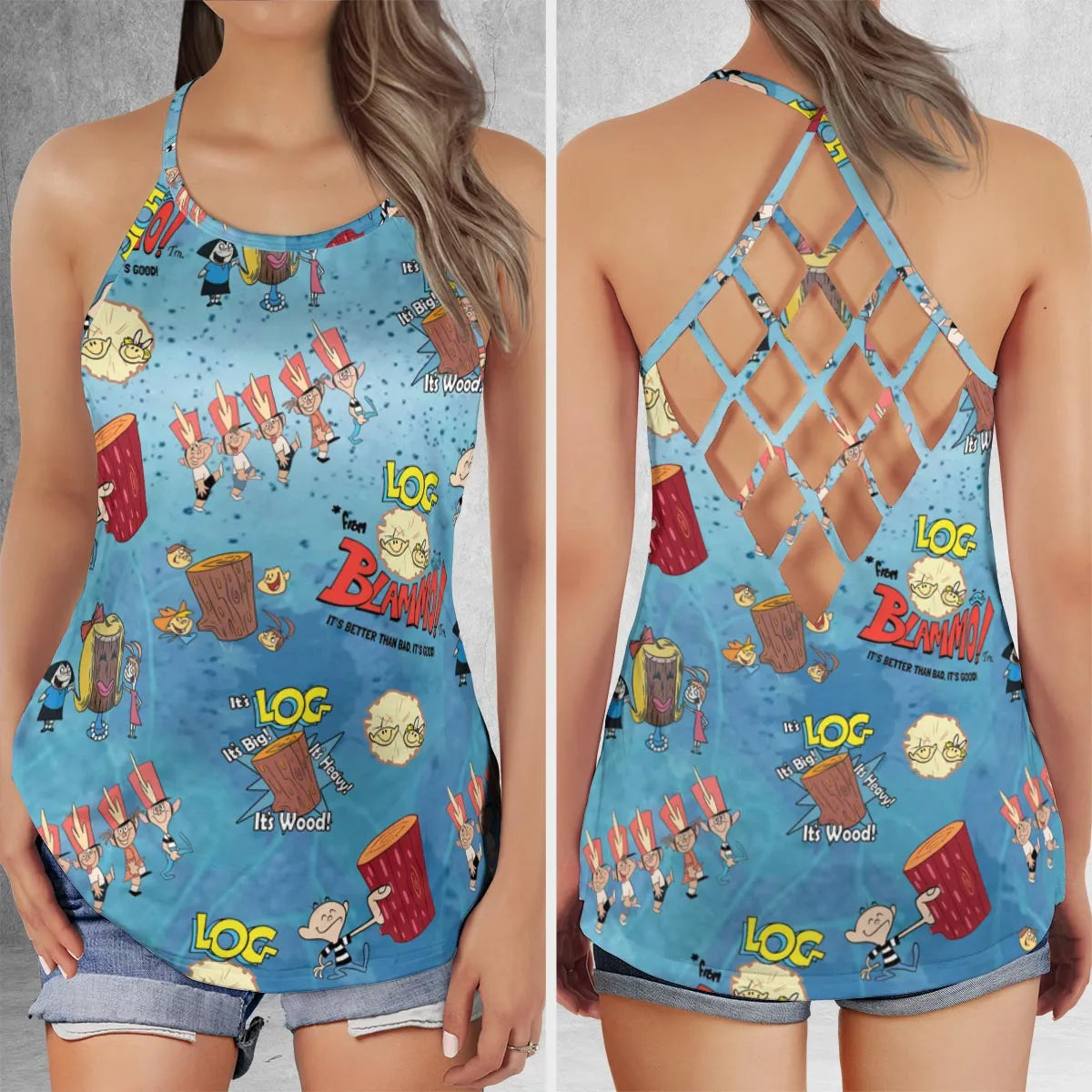 Criss Cross Tank Top - SRCSK8SX
