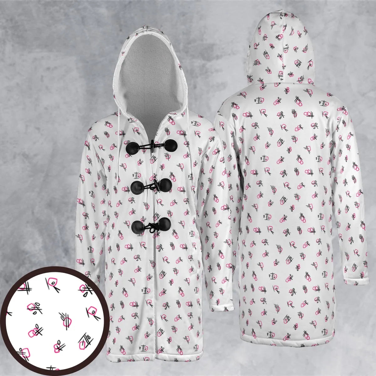 Hooded Cloak Coat - 3F43YB2B