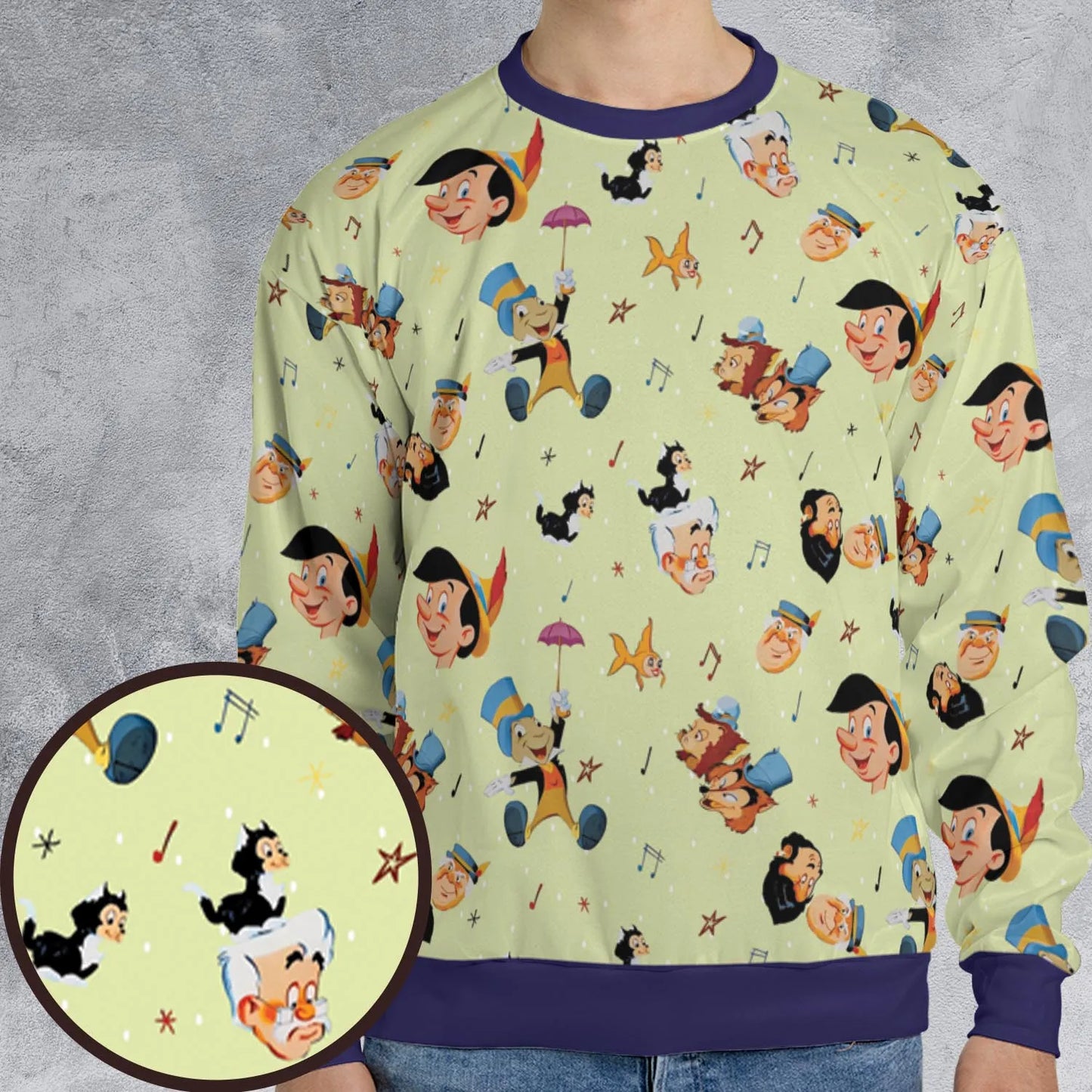 All-over Print Sweatshirt - QED2QLKU