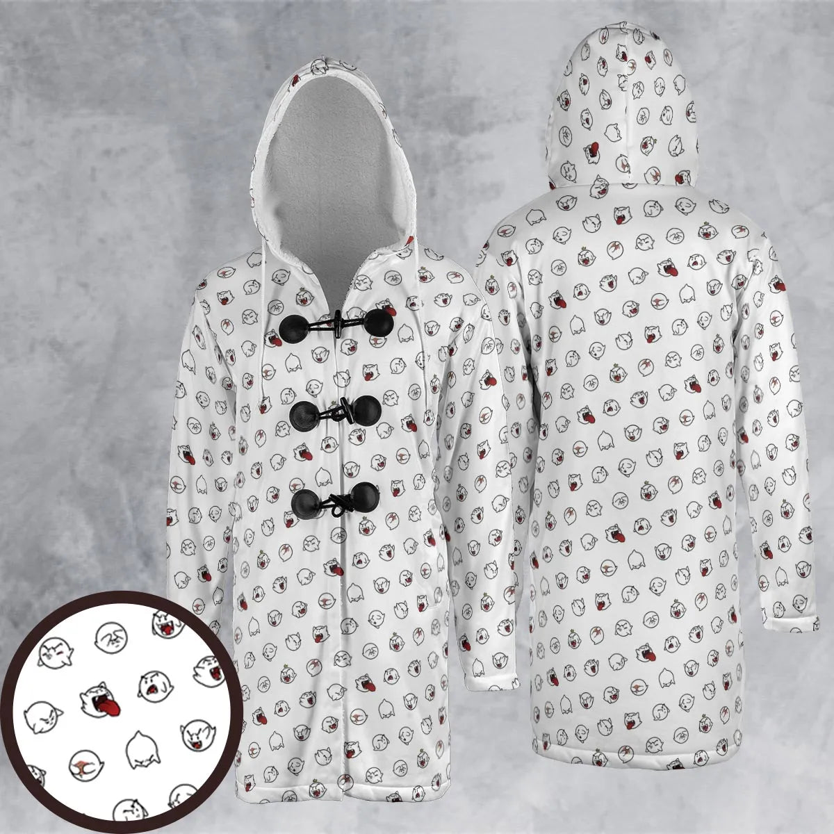 Hooded Cloak Coat - 451CRK41