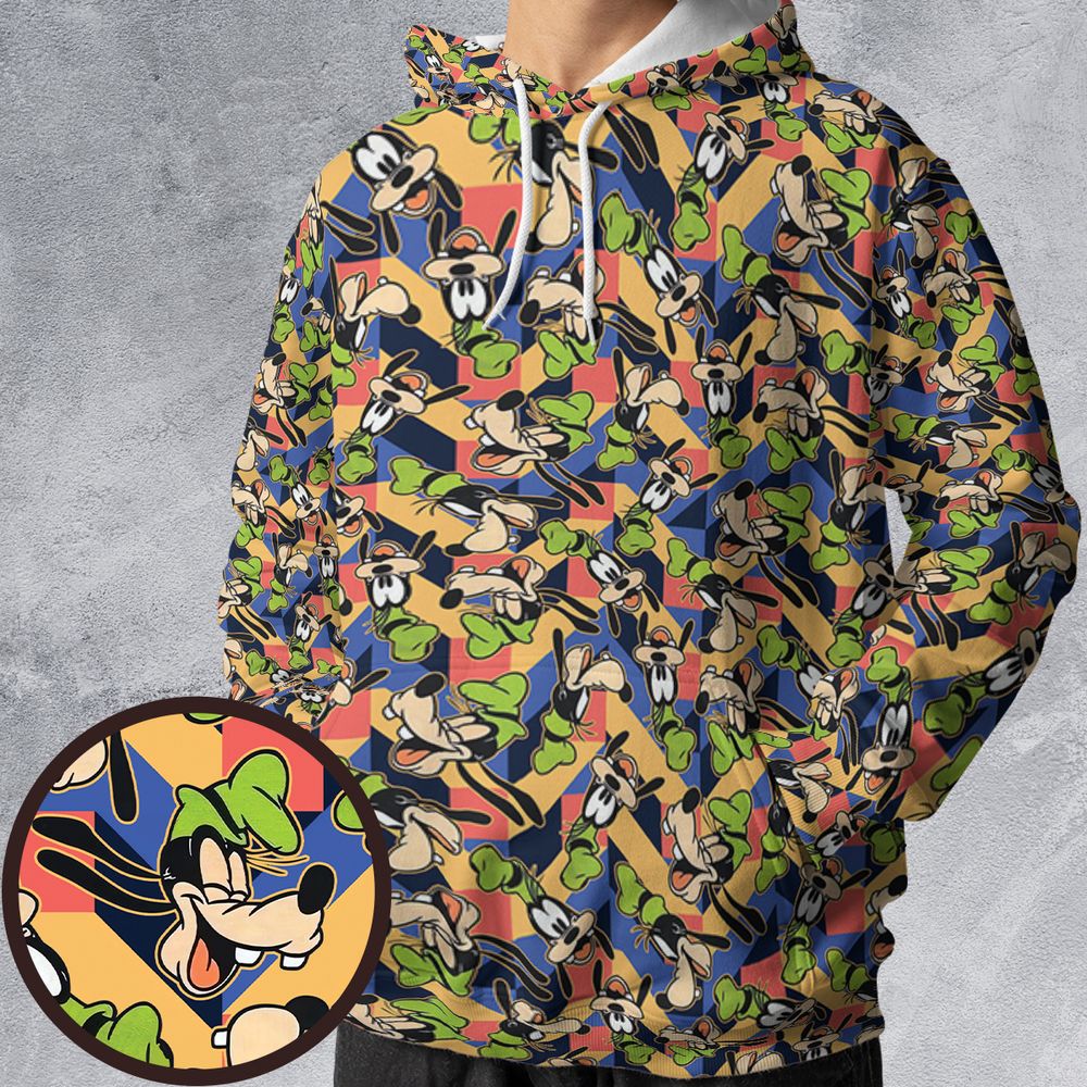 All-over Print Hoodie - T2TNB343 -  - 1