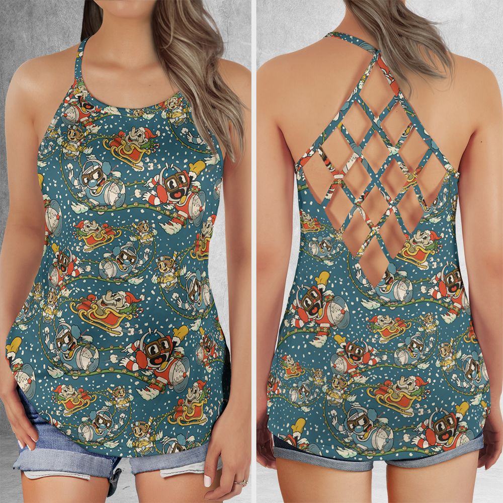 Criss Cross Tank Top - PLSNRQWJ -  - 1